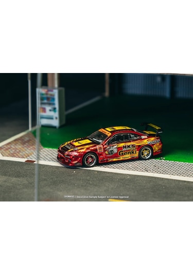 Tarmac Works 1/64 Hks Hiper Silvia Rs-2 Chrome Red - Tokyo Auto Salon 2025 Special Edition - Global64