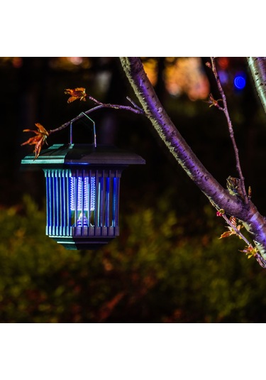 Singree Güneş Enerjili Sinek Öldürücü Lamba - Bahçe Ve Açık Alanlar İçin Yüksek Voltajlı Böcek Savar