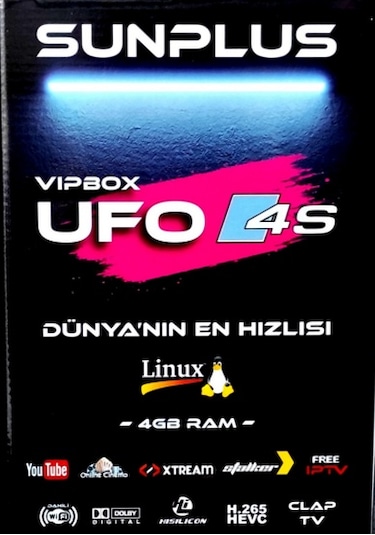 Sunplus Vipbox Ufo 4S Uydu Alıcısı