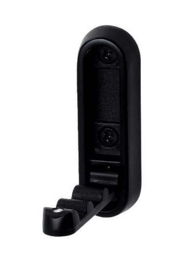 Fortunelane Duvar Tipi Klasik Gri Çelik Zincirli Kolluk 1 Adet 7.3x1.2x2.3 Cm - Giysi Çanta Mutfak Gereçleri Asma İçin Dayanıklı Siyah