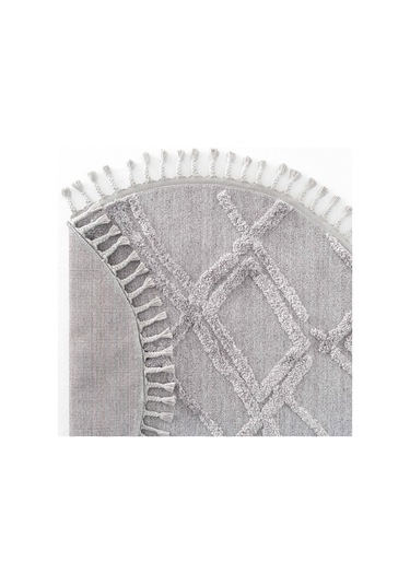 Cool Halı Palazzo 03 Gri Bukle Salon Halısı Hav Toz Vermez Mutfak Koridor Çocuk Odası Halısı Yuvarlak Halı