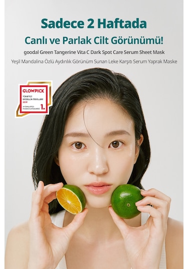 Leke Karşıtı Serum Yaprak Maske Goodal Green Tangerine Vita C Dark Spot Care Serum Sheet Mask