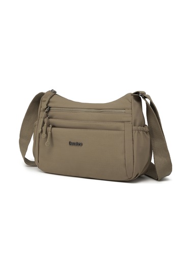 Barcelona 21k A.taba Orta Boy Hafif Kumaş Çok Cepli Kadın Postacı Omuz Çantası