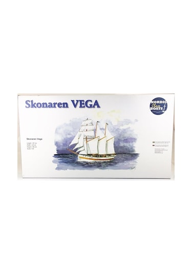 Türk Model 1/35 107 Vega Yelkenli, 87 Cm. Ahşap Model Kiti-55229
