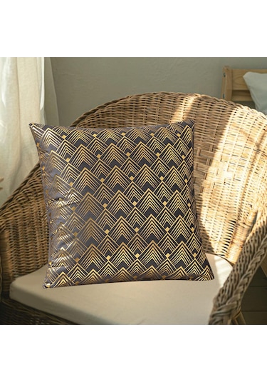 Suntek Yastık Kılıfı 18 18 Inç Minimalist Çok Yönlü Koyu-gri Koyu Gri