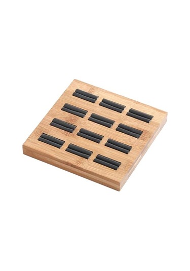 Trendooze Yüzükler Yuva Tutucu Tepsisi Stylea-14 Siyah Sergileme Mücevher Küpe Düzenleyici Ahşap 15 Vv