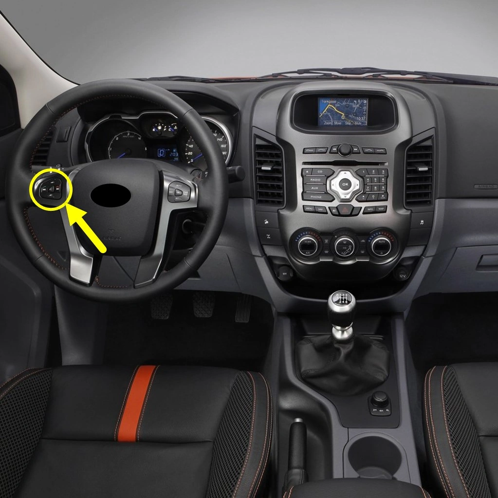 Ford Ranger 2012-2015 Direksiyon Sol Ses Tuşları Av1t-14k147-aa Siyah