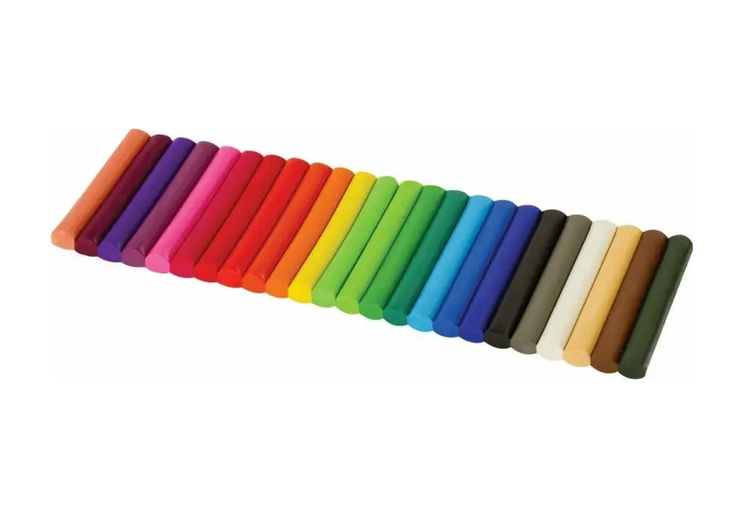 Brauberg Klasik Modelleme Oyun Hamuru, Okul İçin, 24 Renk 11212424 Kırmızı