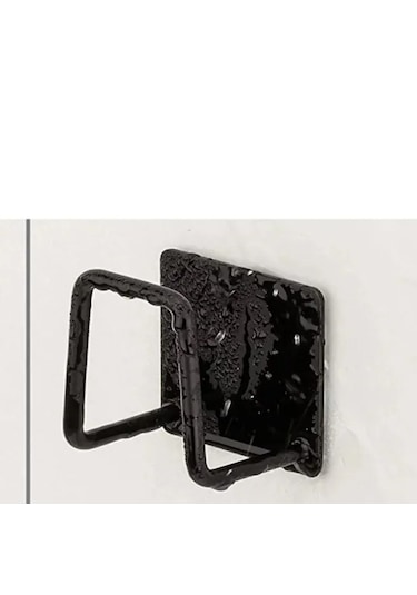 Bulaşık Süngeri Tutacağı Evye Düzenleyici Telli Bulaşık Süngeri Tutucu Askı 2 Adet Siyah