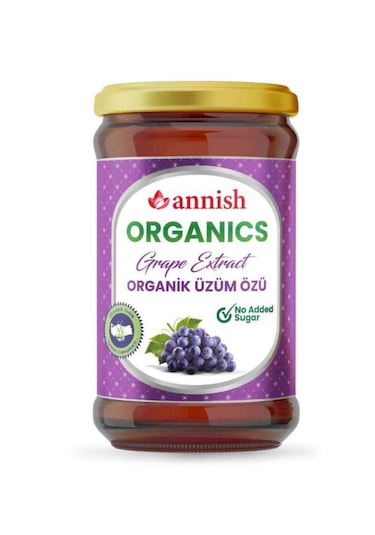 Annish Organik Üzüm Özü 640 Gr