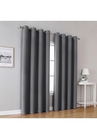 Novahub Festnight Karaoutma Perdeleri - Termal İzolasyonlu Oda Karanlıklaştırıcı 2 Parça Diğer