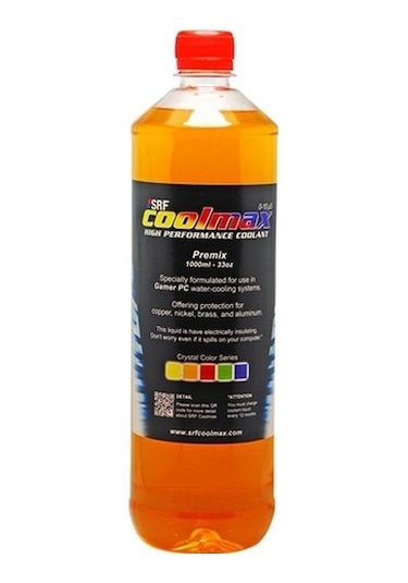 Srf Coolmax Bilgisayar Soğutma Sıvısı 1000ML Kristal Turuncu