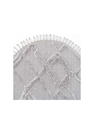 Cool Halı Palazzo 03 Gri Bukle Salon Halısı Hav Toz Vermez Mutfak Koridor Çocuk Odası Halısı Yuvarlak Halı