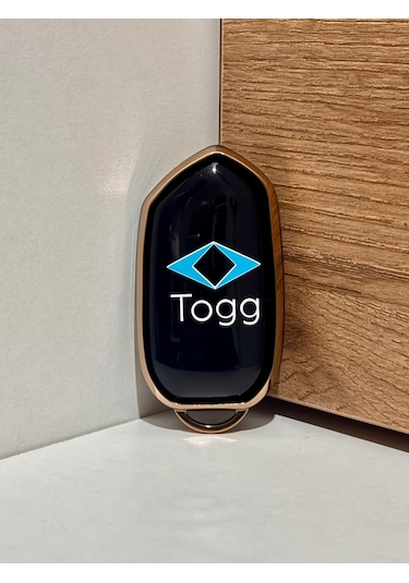 Amblemli Togg T10x-t10f Uyumlu Anahtar Kılıfı Siyah