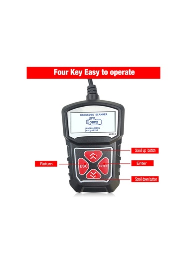 Konnweı Kw309 Evrensel Araba Tarayıcı Profesyonel Otomotiv K15033b