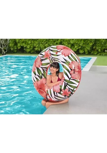 Bestway Yetişkinler İçin 119 Cm Şişme Yüzme Simidi 419785376