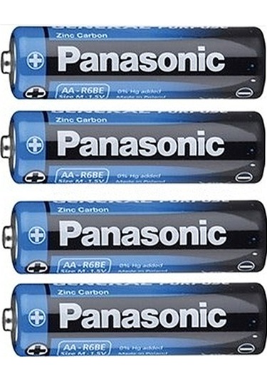 Panasonic General Purpose R6be 1.5v Zinc Carbon Aa Kalem Pil 4 Adet