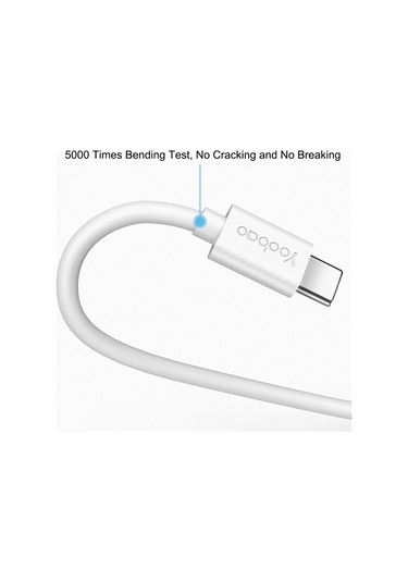 Yoobao Yb-401c 1.2m 5a Yüksek Akım Hızlı Şarj Veri Kablosu Usb-a'ya T Tpe Yuvarlak Tel