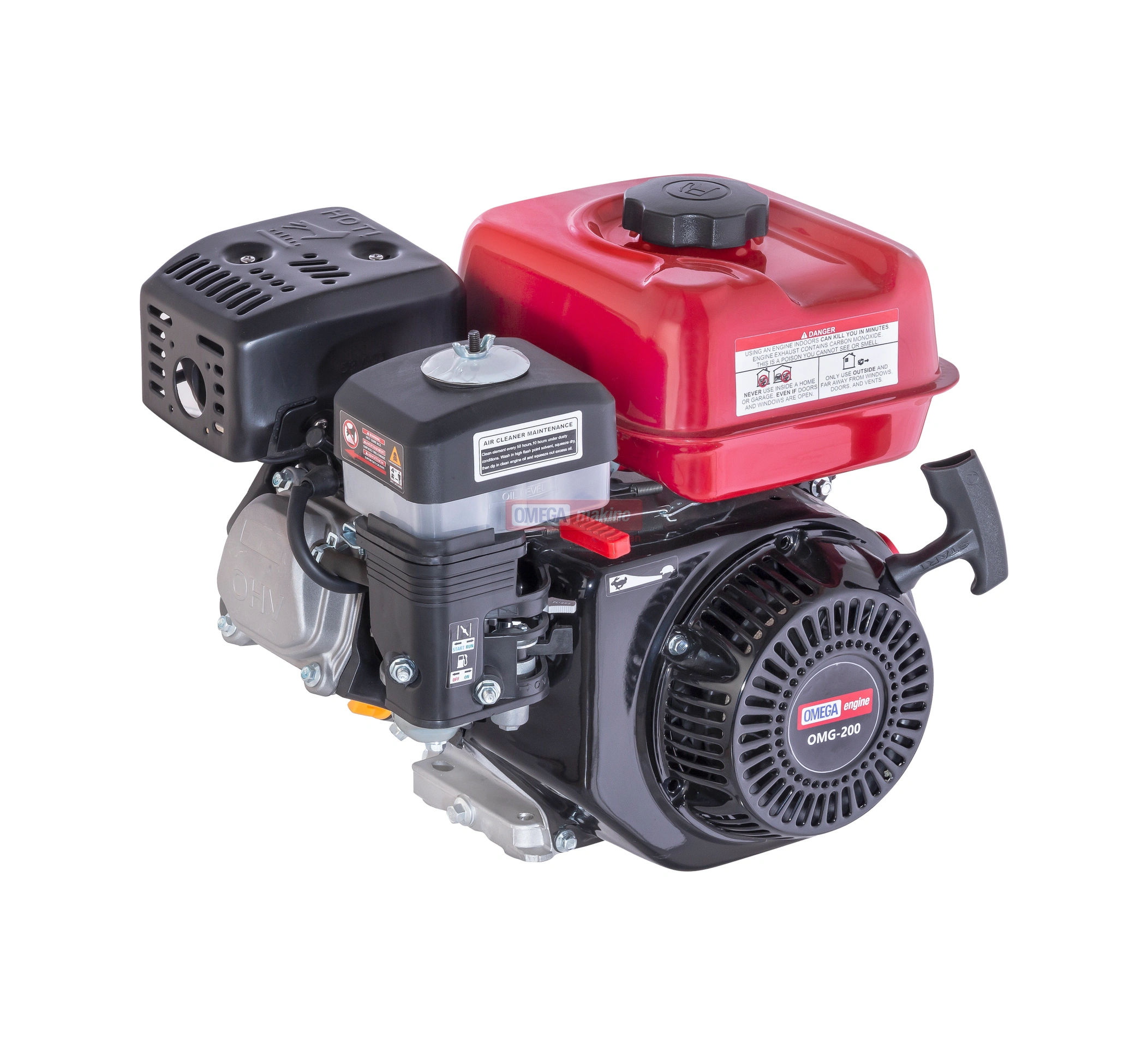 Omega OMG-200 7 Hp Hava Soğutmalı Benzinli İnşaat Tip Motor