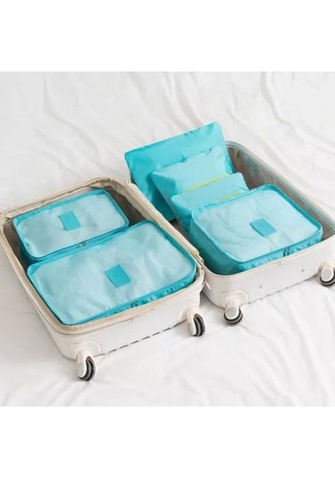Lıtebag Valizdeki Eşya Ve Çarşafların Saklanması İçin Seyahat Düzenleyici 205353363 Açık Mavi