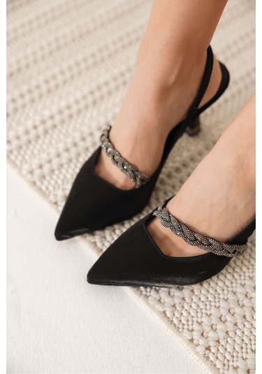 Drey Siyah Kadın Topuklu Ayakkabı Muhtelif