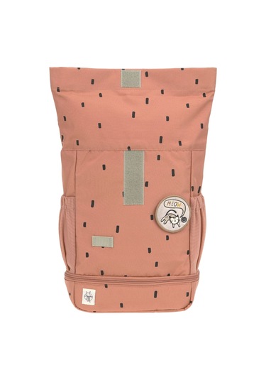 Lassig Happy Prints Mini Rolltop Sırt Çantası Caramel Çok Renkli