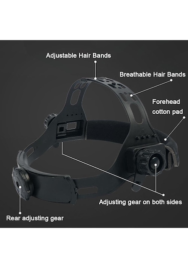 Büyük Görünümlü Gerçek Renkli Otomatik Kararan Kaynak Yüz Maskesi 130 Santigrat Yüksek