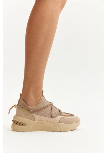 Prego (Park Moda) Poli Hafif Taban Kadın Günlük Spor Ayakkabı NUT Ten