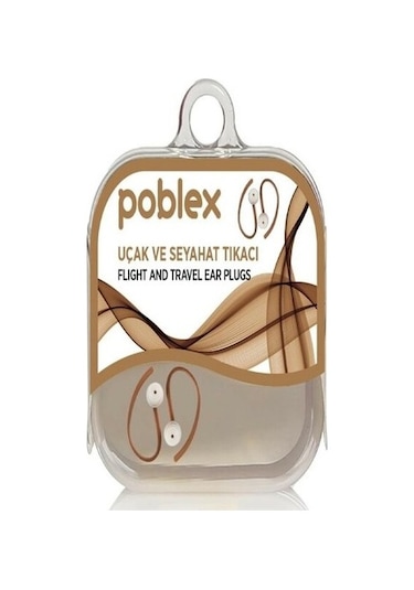 Poblex Uçak Ve Seyahat Tıkacı 1 Çift Kutulu