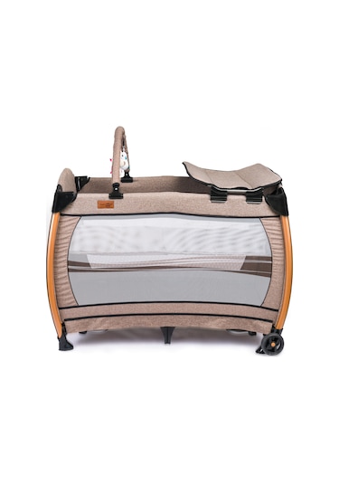 Comfymax Power Park Yatak Oyun Parkı 70x110 - Wood Brown