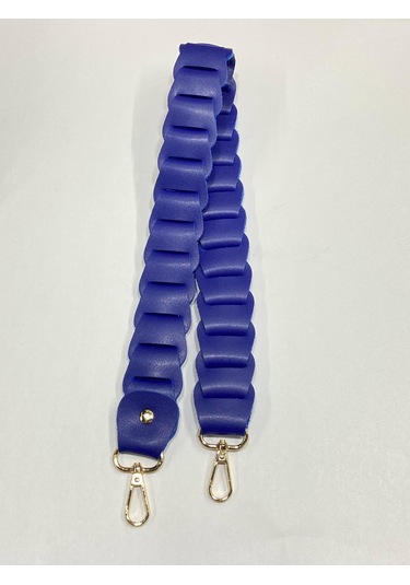 Çanta Sapı / Omuz Çanta Sapı/ Örgü Model / - Saksmavi Saksmavi Saks Mavi