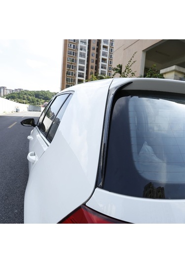 Lemestar Volkswagen Golf 7 2014-2019 Arka Spoyler Abs Malzeme Siyah Dekoratif Akışkanlık Paneli