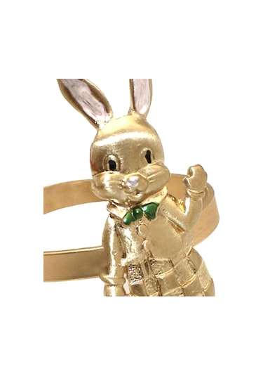 Suntek Paskalya Tavşanı Tavşan Peçete Halkaları Stil-c