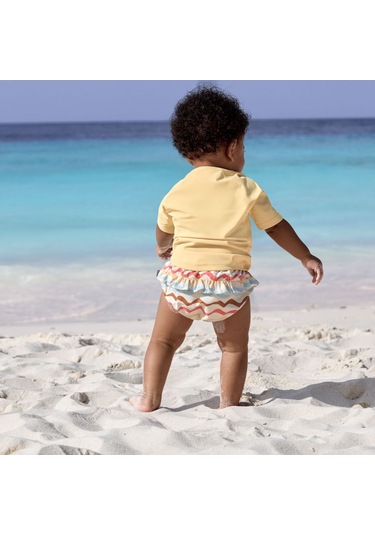 Lassig Surfboards Uv Korumalı Kısa Kollu Mayo Tişört Vanilla