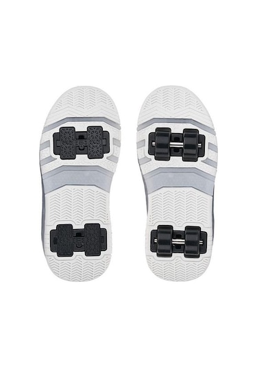 Kaykaylı Çocuk Işıklı Ayakkabı - Işıklı Patenli Kaykay Ayakkabı - Kaykay Ayakkabı Beyaz