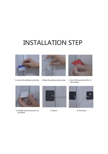 Reedark Bebek Güvenlik Kilidi - Buzdolabı, Dolap Ve Çekmeceler İçin Yapışkanlı Kilit Siyah