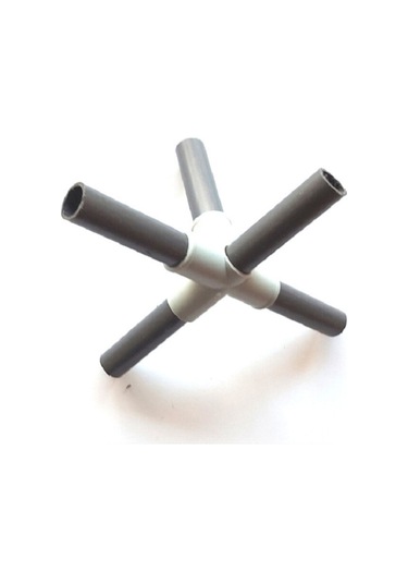 Beyazpazar Bez Dolap Bağlantı Ve Kurulum Aparatı 10 Ad. P1 + 10 Ad. P2 Toplam 20 Adet Aparat Gri