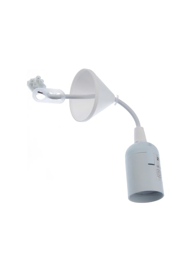 Tek-iş Kablolu Sarkıt E27 Duylu E-27 Kablolu Duy E 27 Duylu Kablolu Sarkıt Beyaz