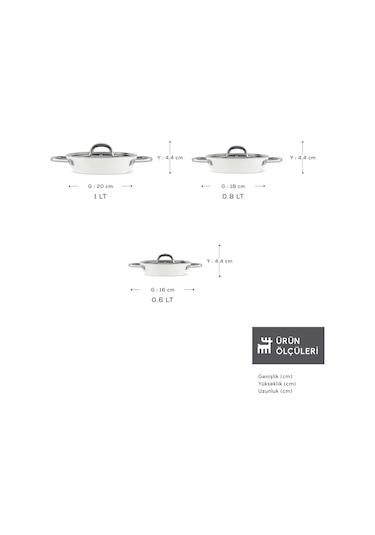 Karaca x Refika Swiss Crystal Creamy Metal 6 Parça Sahan Set Krem