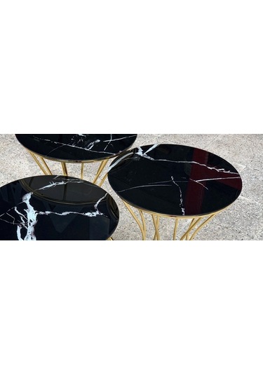 ZİGON BRC KUM SAATİ SİYAH Mermer Desen Metal transmisyon Çelik GOLD Renk Kaplama El Yapım