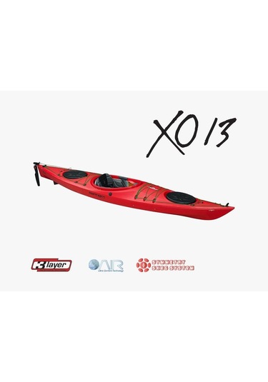 Point65 Xo13 Gte 3L Rudder & Skeg Kano-Kırmızı
