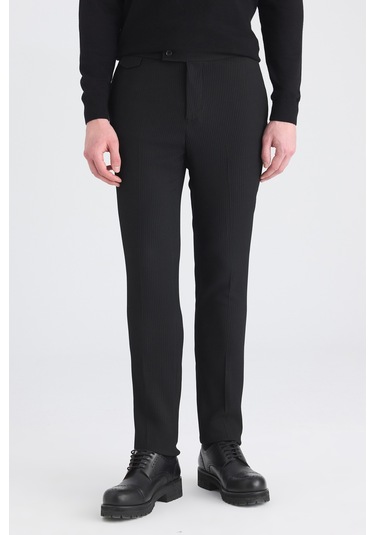 Twn Slim Fit Siyah Jogger Pantolon 5ec03kv30345m 001