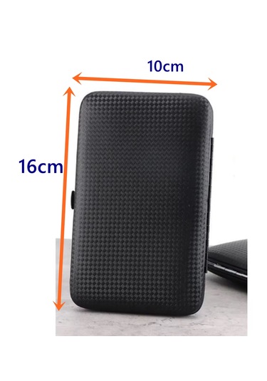 Gaman Profesyonel Paslanmaz Çelik Kutulu Manikür Pedikür Seti Siyah 18'li