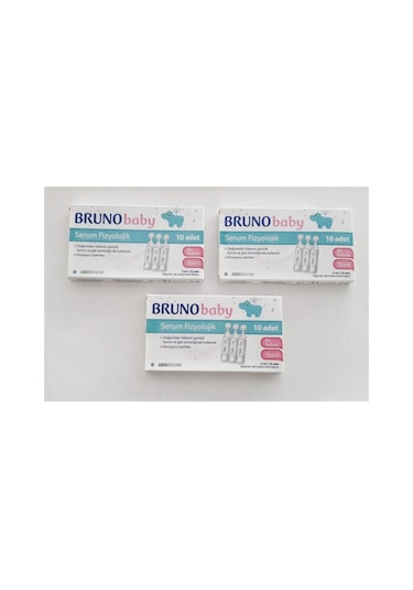 Abdi İbrahim Bruno Baby Serum Fizyolojik 5 Ml X 20 Adet 3'Lü