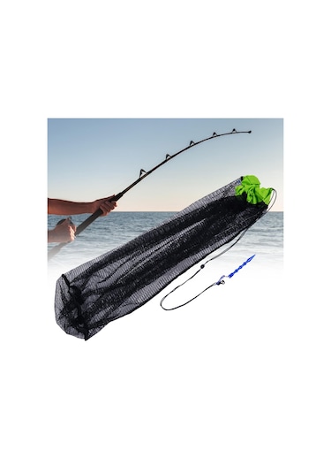 Suntek Balık Ağı Çantası Katlanır Açık Sazan 60x100cm