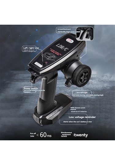 Rc Araba Ldrc Ld2802 1/28 4wd Rc Drift Araba 2.4g Oyuncak Çocuklar İçin