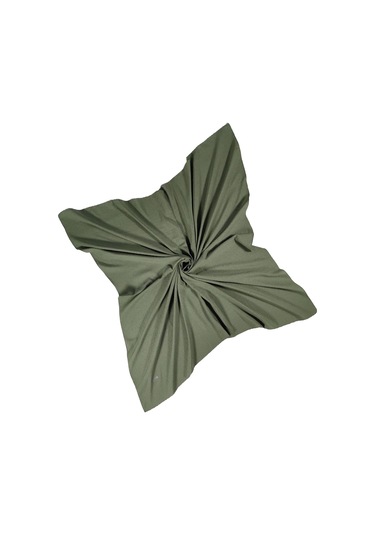 Tuana Eşarp Pamuk Jazz Eşarp 110x110cm Haki