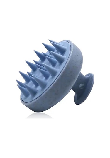 Koodmax Duş Tarağı Yumuşak Silikon Saç Yıkama Saç Derisi Masaj Tarağı - Mavi