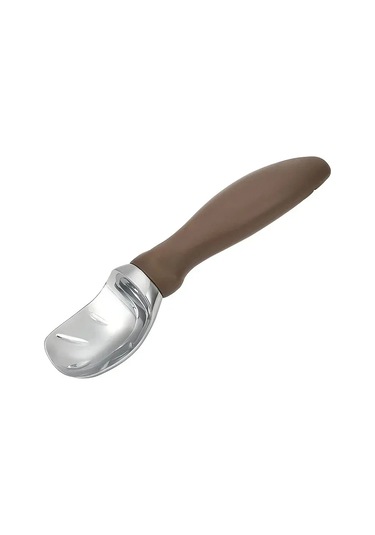 Hombey Kalın Malzeme Mutfak Aleti: Dondurma, Meyve Topu Ve Karpuz Çekici Çok Amaçlı Ergonomik Kaşık Kahverengi Diğer