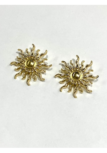 Desenli Metalize Büyük Boy / Aksesuar Düğme / 2'li Set / 3.8 Cm / Dec01
